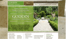 Desktop Screenshot of goddinlandscaping.com