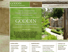 Tablet Screenshot of goddinlandscaping.com